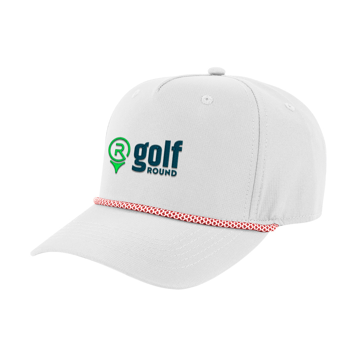 Ryder Ripstop Rope Cap in Recycled PET - White - Embroidery