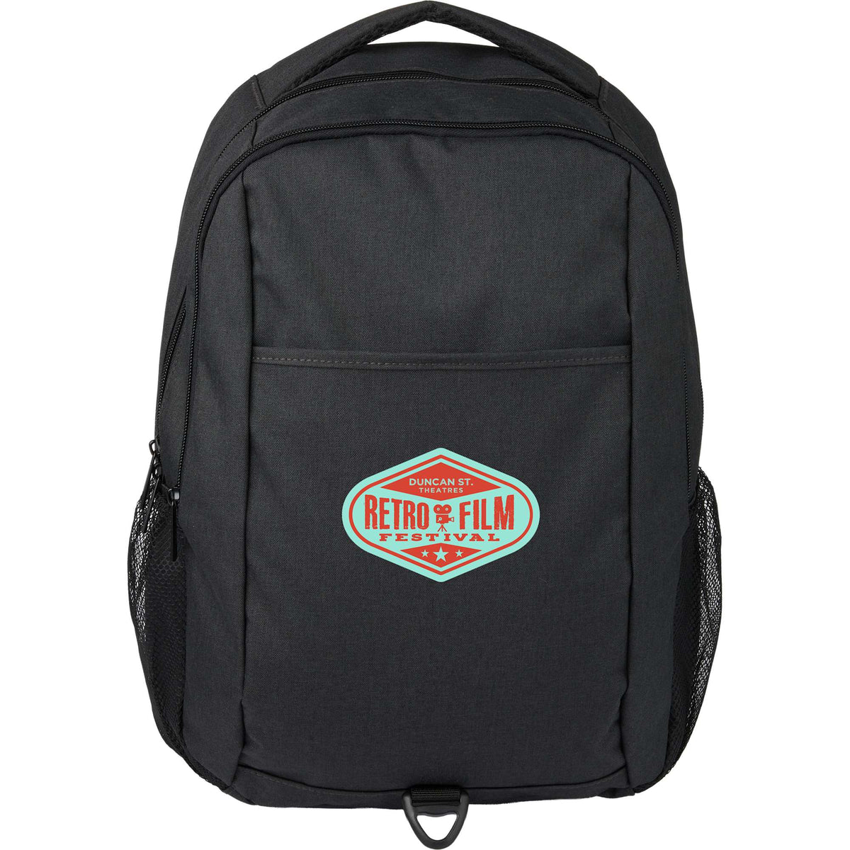 Ryder Two-Compartment Backpack with AirTag Pocket, 15 Inch - Charcoal - Front