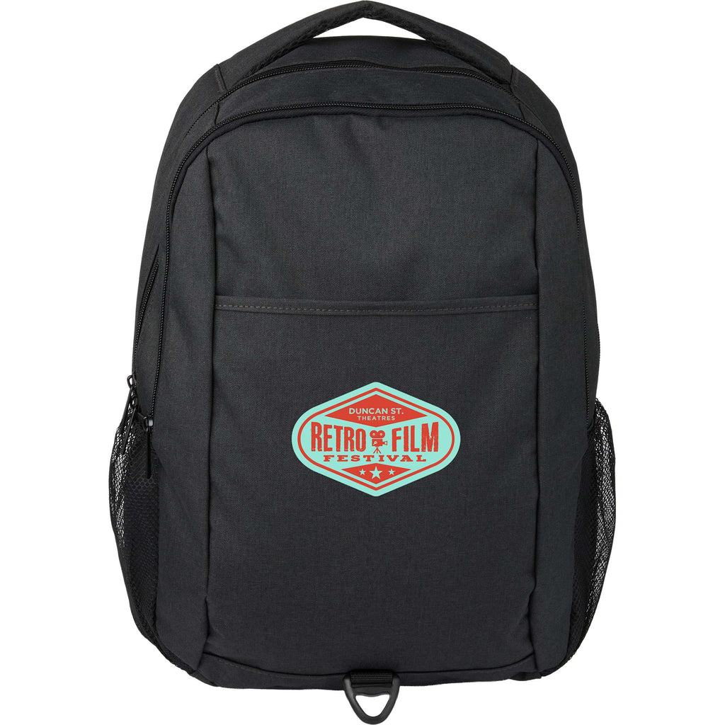 Ryder Two-Compartment Backpack with AirTag Pocket, 15 Inch Transfer - Charcoal - Front
