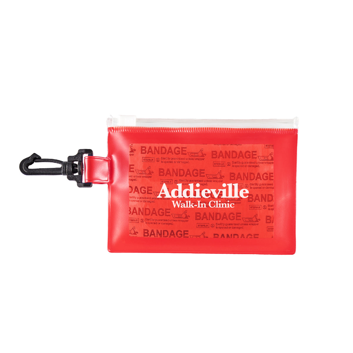 Safe Travels Kit for First Aid - Red - Silk Screen