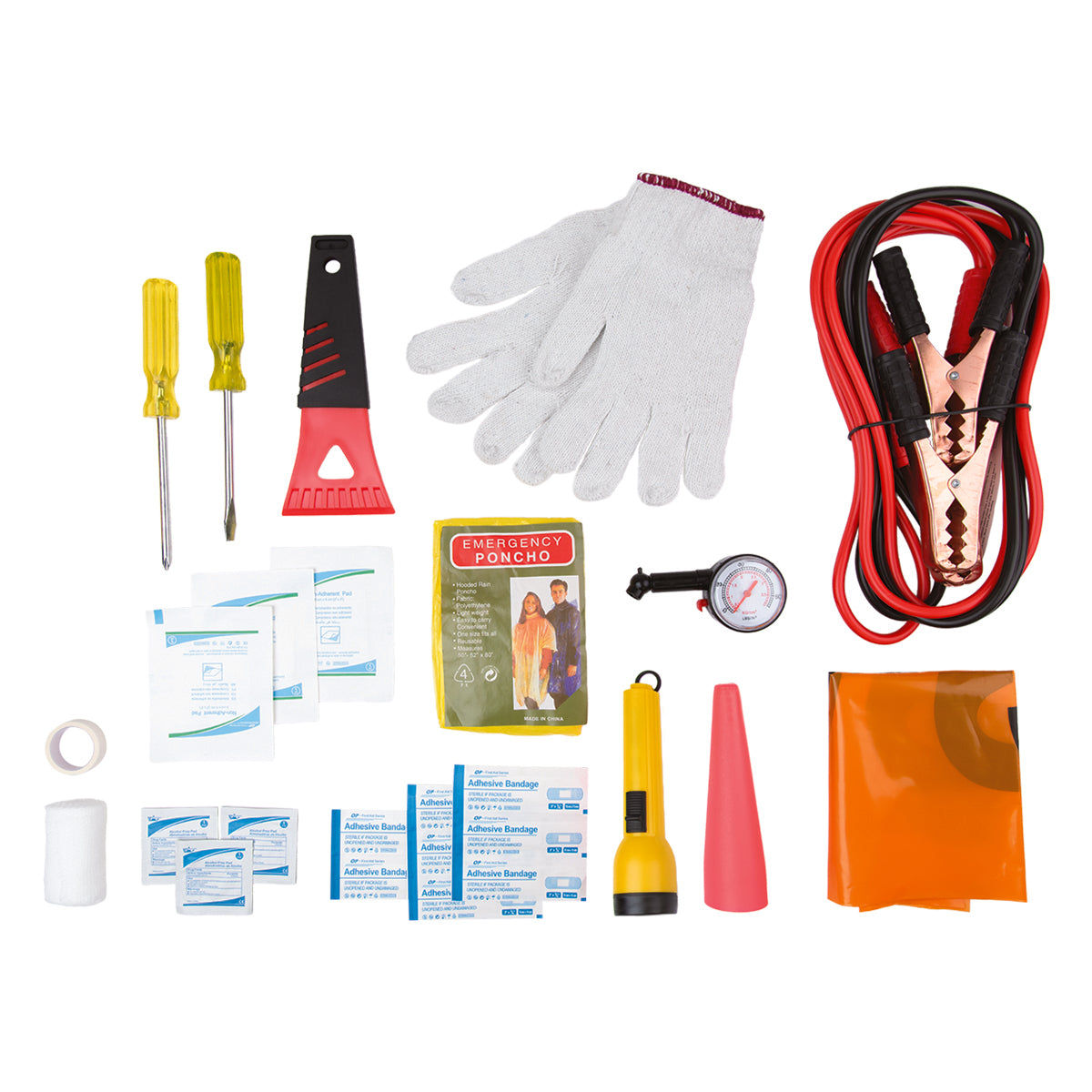 Safety Kit for Cars - Black - Contents