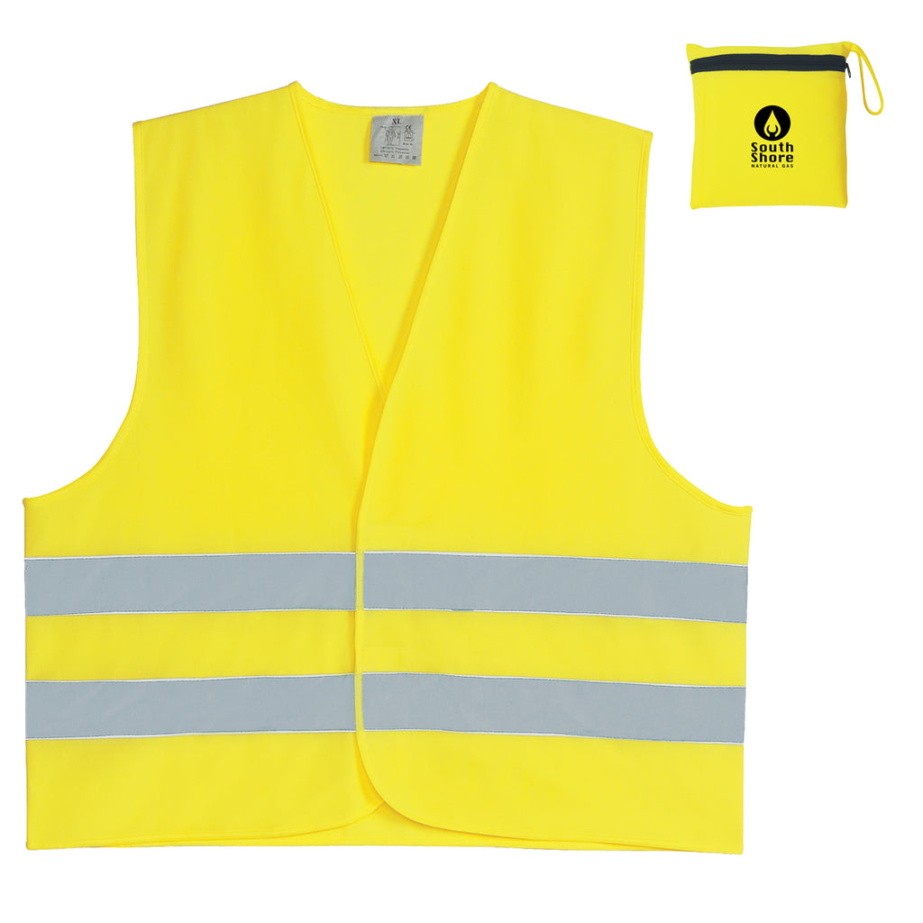 Safety Vest, Reflective - Silk Screen