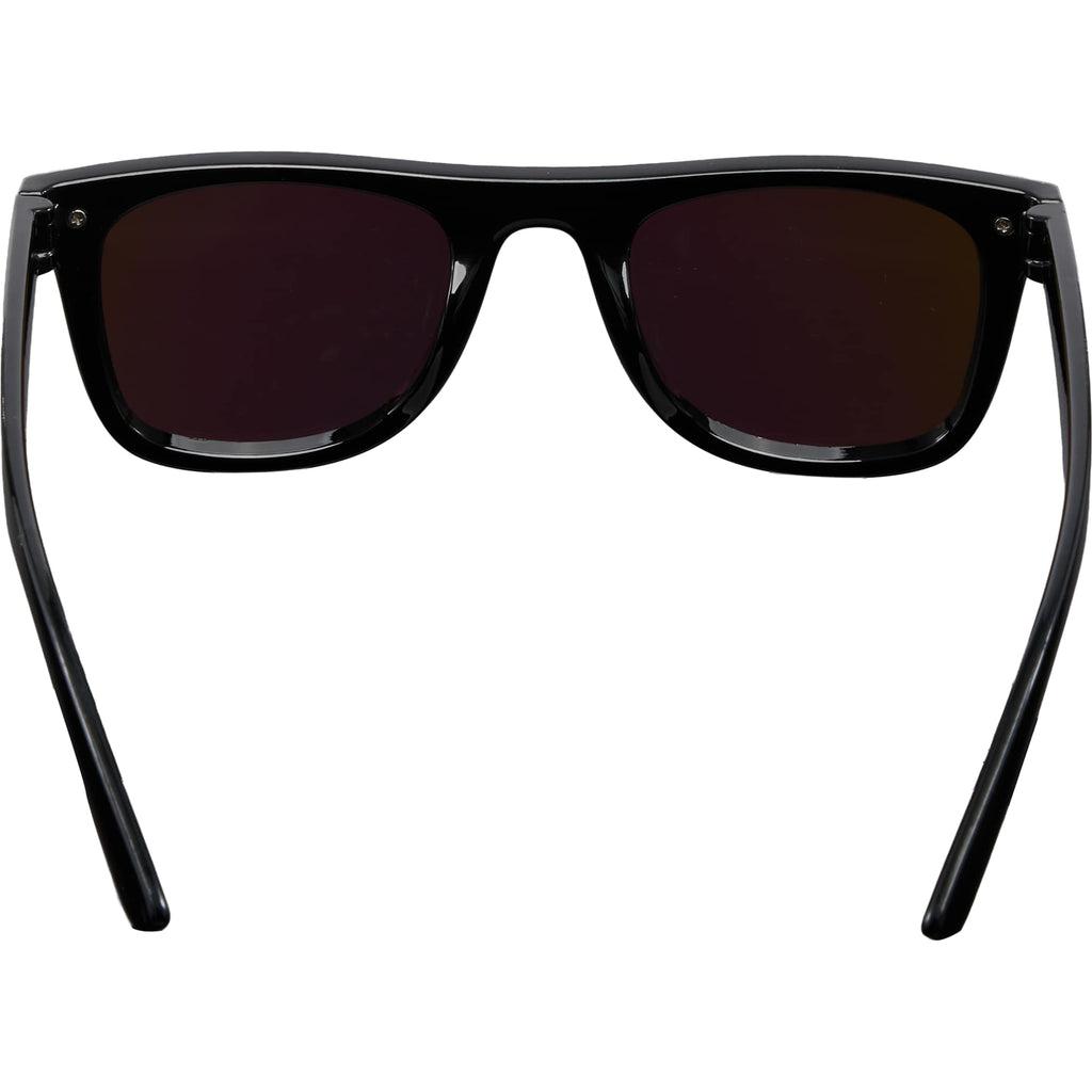 Samson Single Lens Sunglasses with Blue Tint - Black - Back