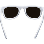 Samson Single Lens Sunglasses with Blue Tint - White - Back