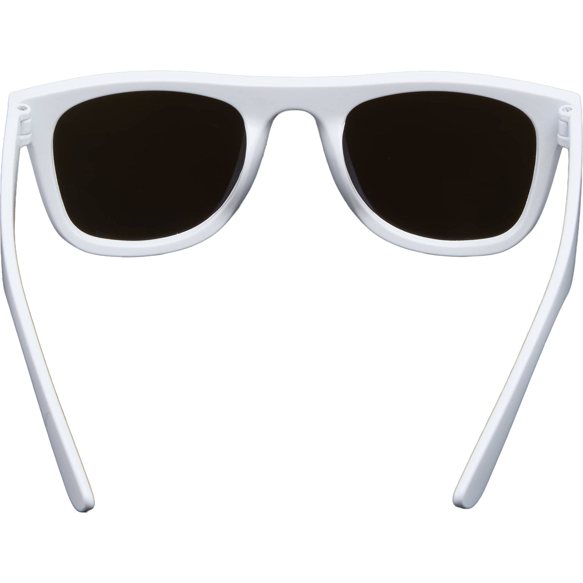 Samson Single Lens Sunglasses with Blue Tint - White - Back