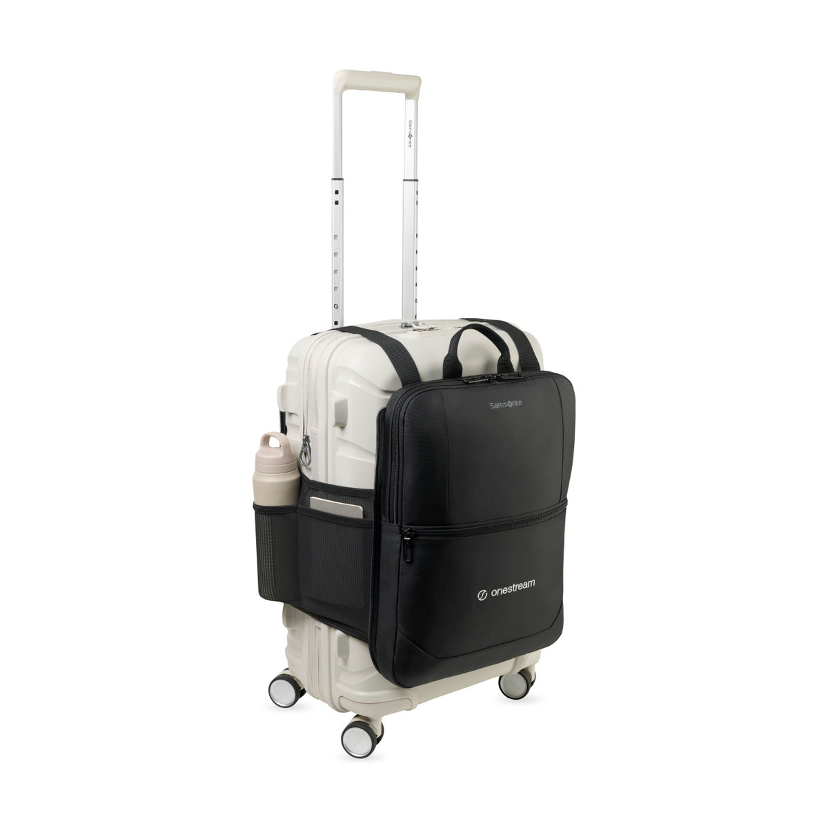 Samsonite 2 in 1 Luggage Cover and Laptop Backpack - Black - View 6