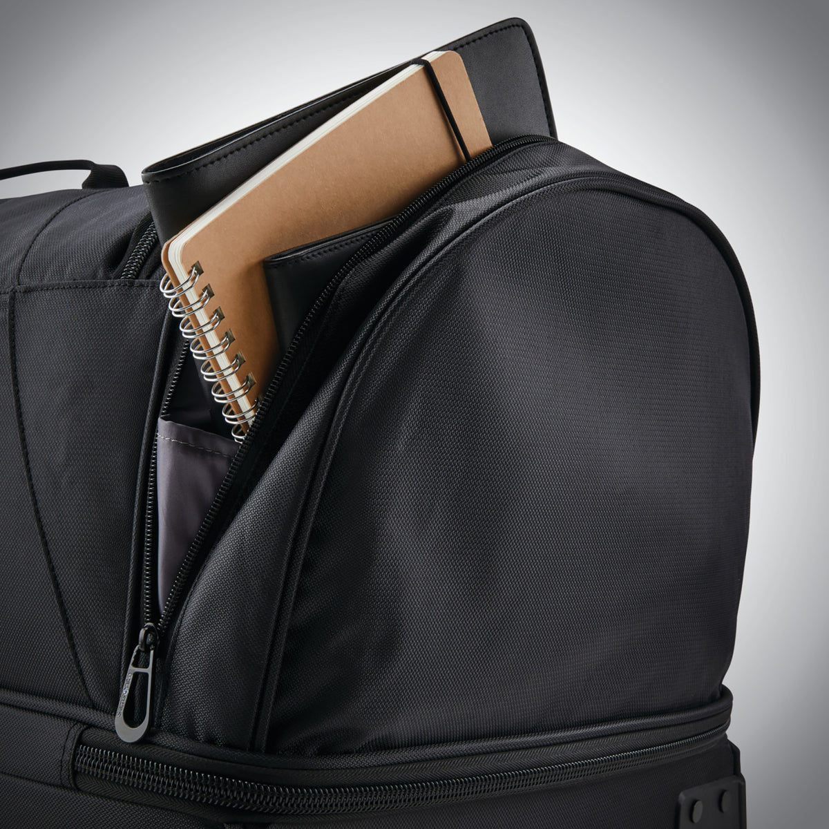Samsonite Andante Drop Bottom Wheeled Duffel, 28 Inches Transfer - Black - View 9