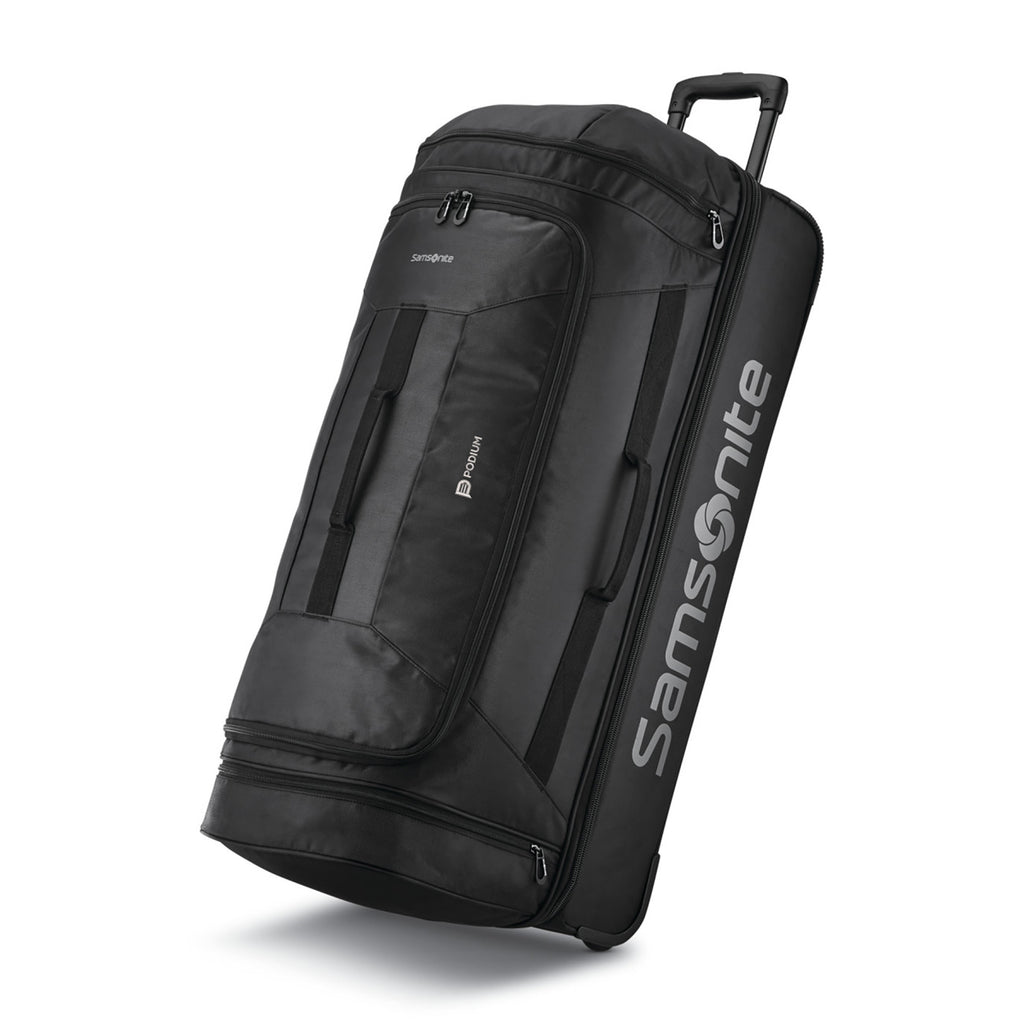 Samsonite Andante Drop Bottom Wheeled Duffel, 32 Inches Transfer - Black - View 1
