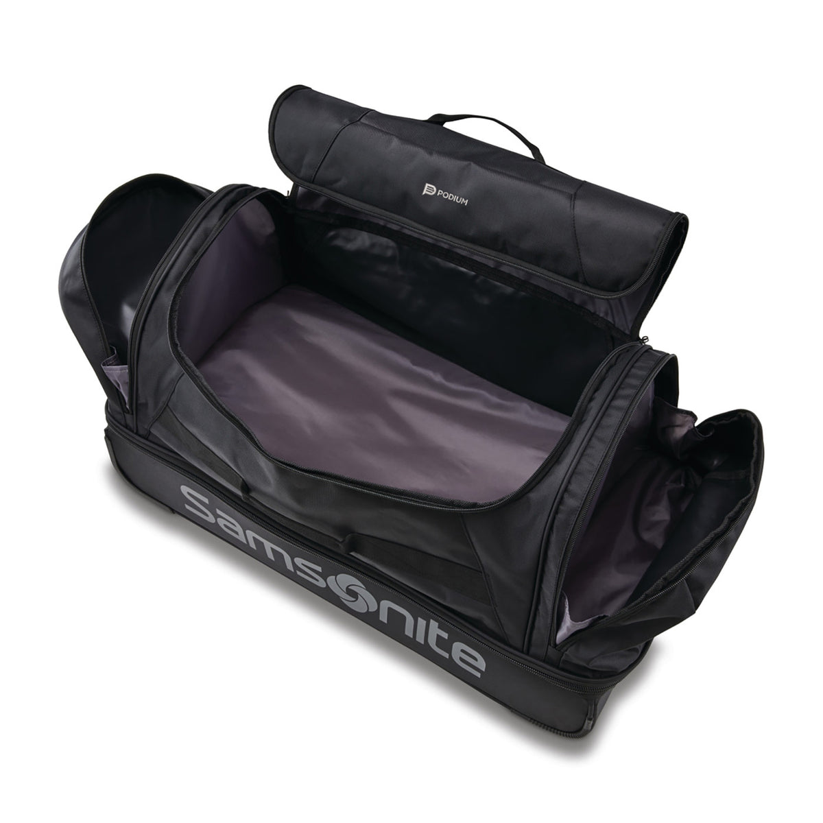 Samsonite Andante Drop Bottom Wheeled Duffel, 32 Inches Transfer - Black - View 11