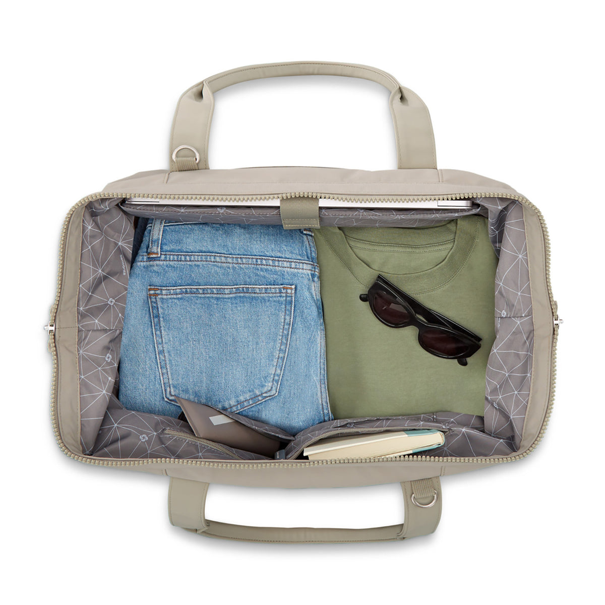 Samsonite Better Than Basic Drop Bottom Weekender Transfer - Limestone - View 6