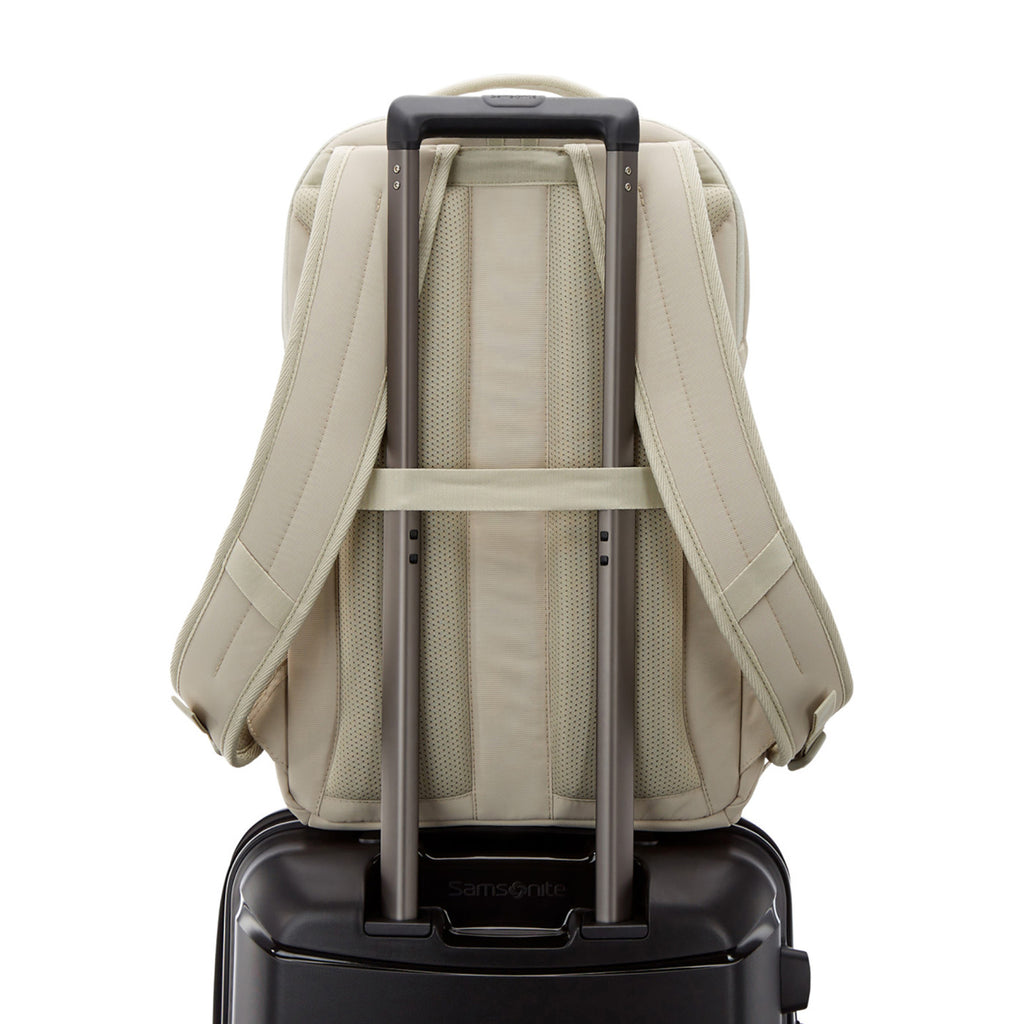 Samsonite Better Than Basic Everyday Laptop Backpack Embroidery - Limestone - View 8
