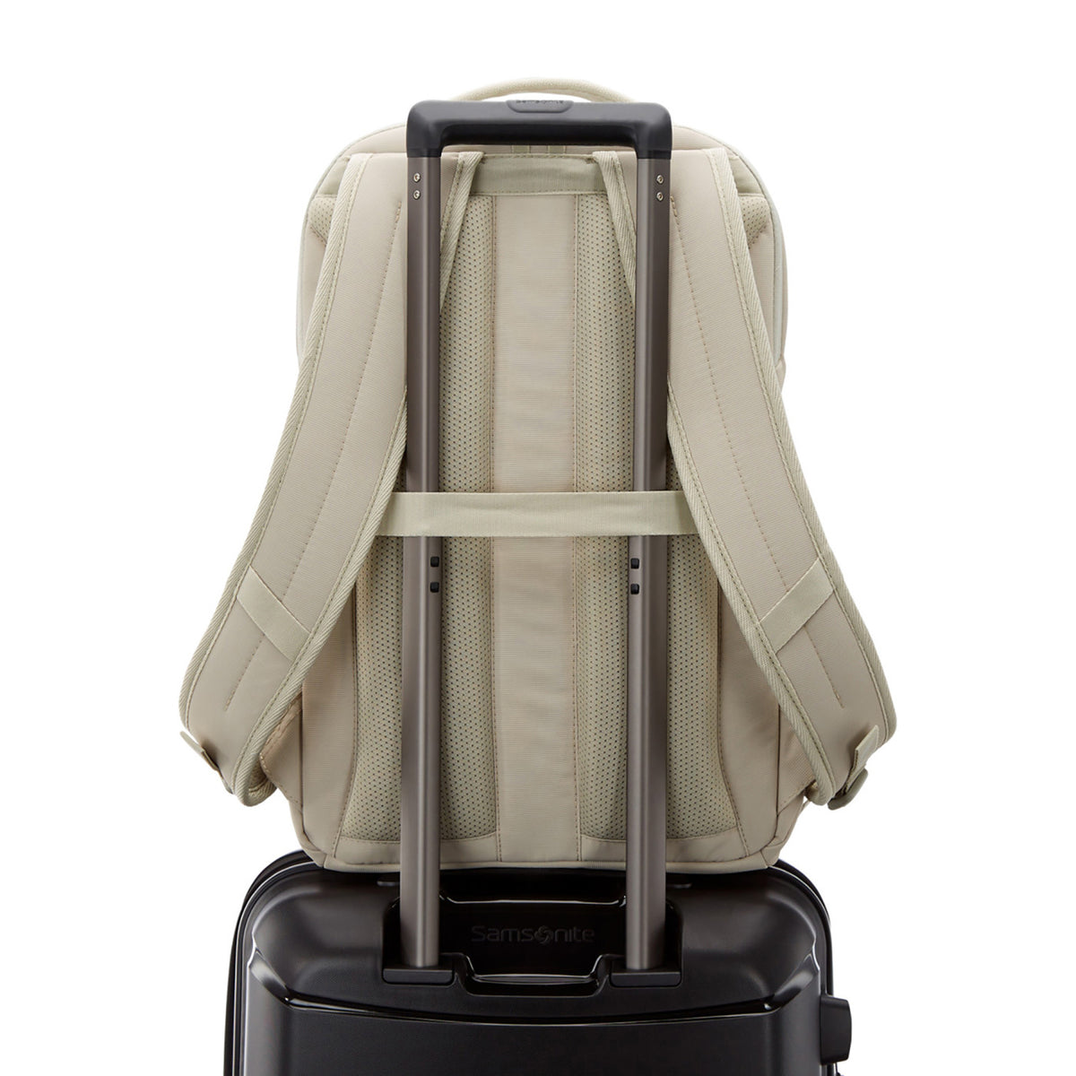 Samsonite Better Than Basic Everyday Laptop Backpack Transfer - Limestone - View 8