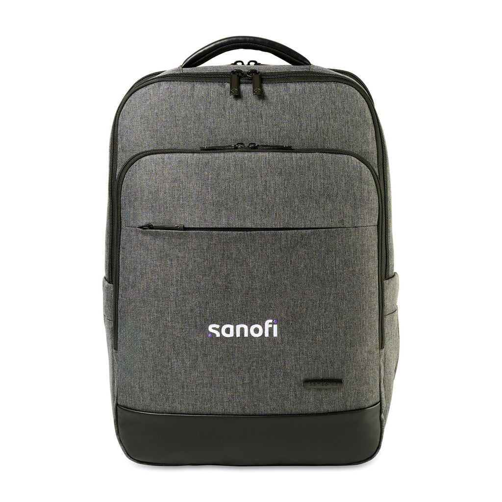 Samsonite Cablewood Heathered Laptop Backpack Transfer - Charcoal Heather - View 1