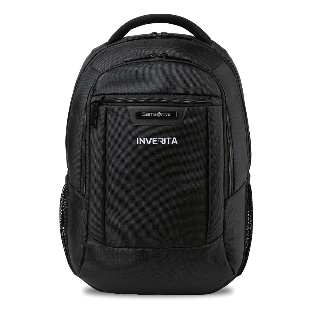 Samsonite Classic Business Everyday Laptop Backpack Embroidery - Black - View 1