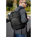 Samsonite Classic Business Everyday Laptop Backpack Embroidery - Black - View 10