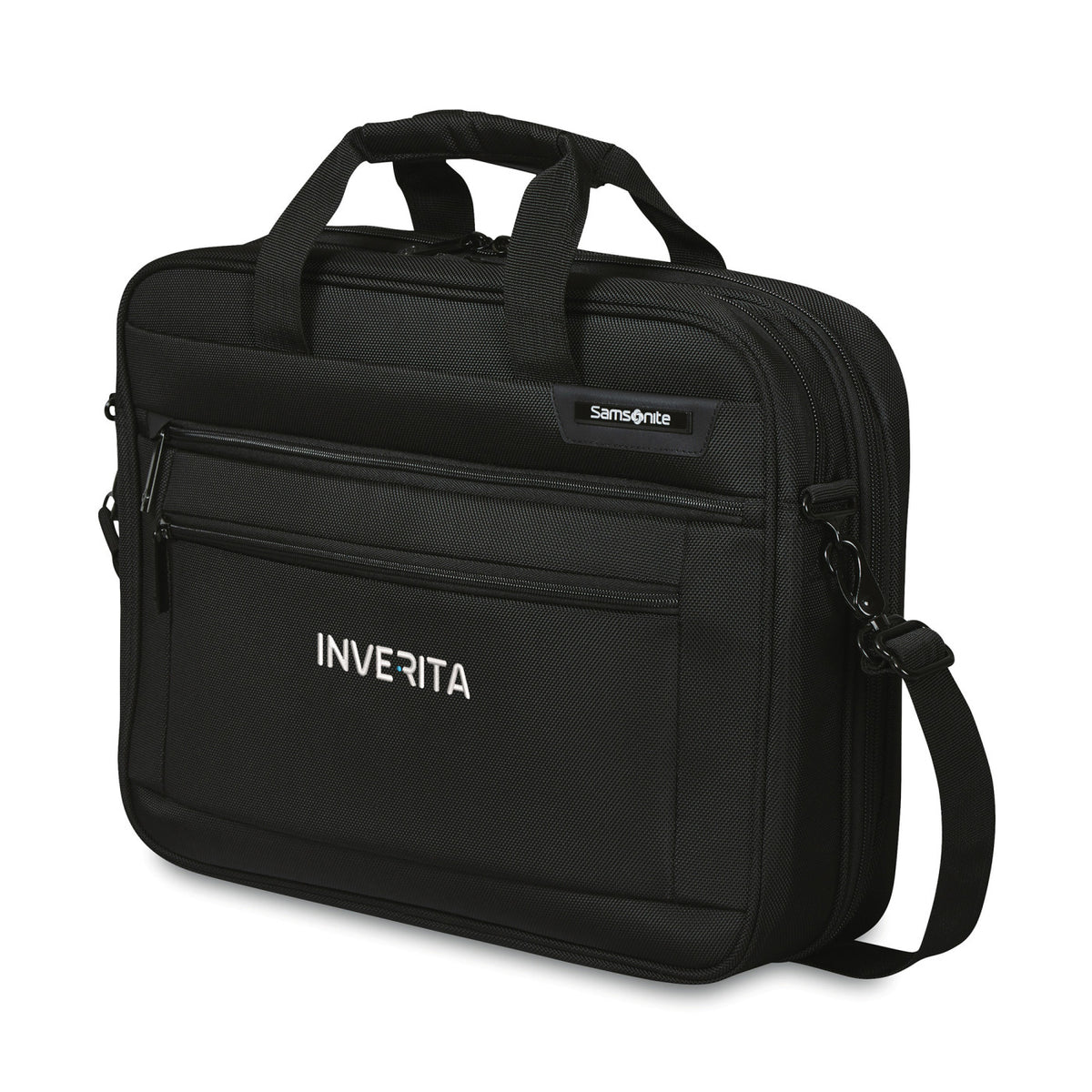 Samsonite Classic Business Two Gusset Laptop Portfolio Transfer - Black - View 11