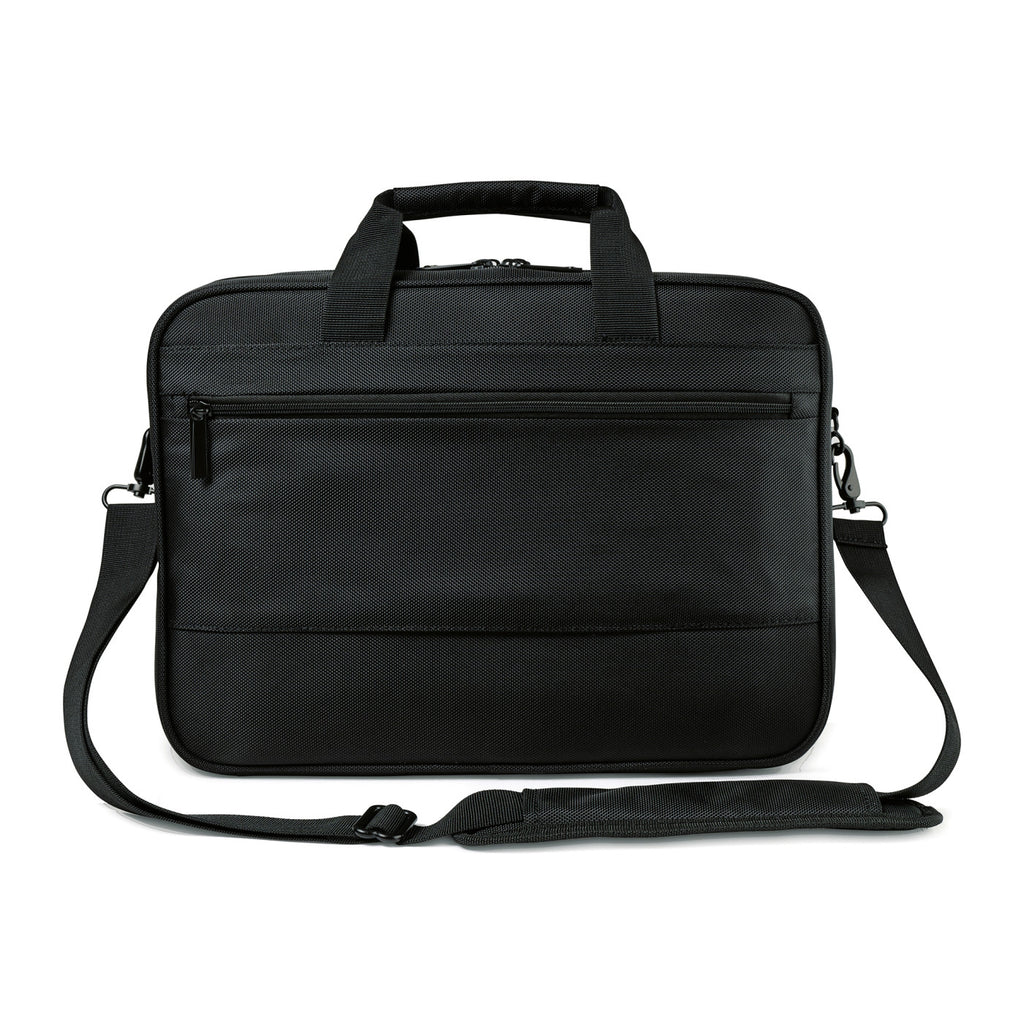 Samsonite Classic Business Two Gusset Laptop Portfolio Transfer - Black - View 2