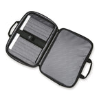 Samsonite Classic Business Two Gusset Laptop Portfolio Transfer - Black - View 8