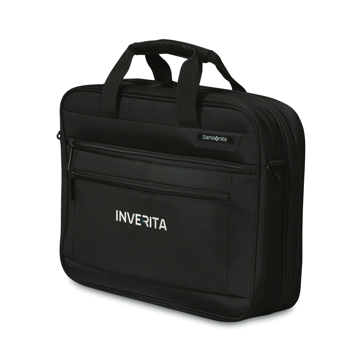 Samsonite Classic Business Two Gusset Laptop Portfolio Transfer - Black - View 9