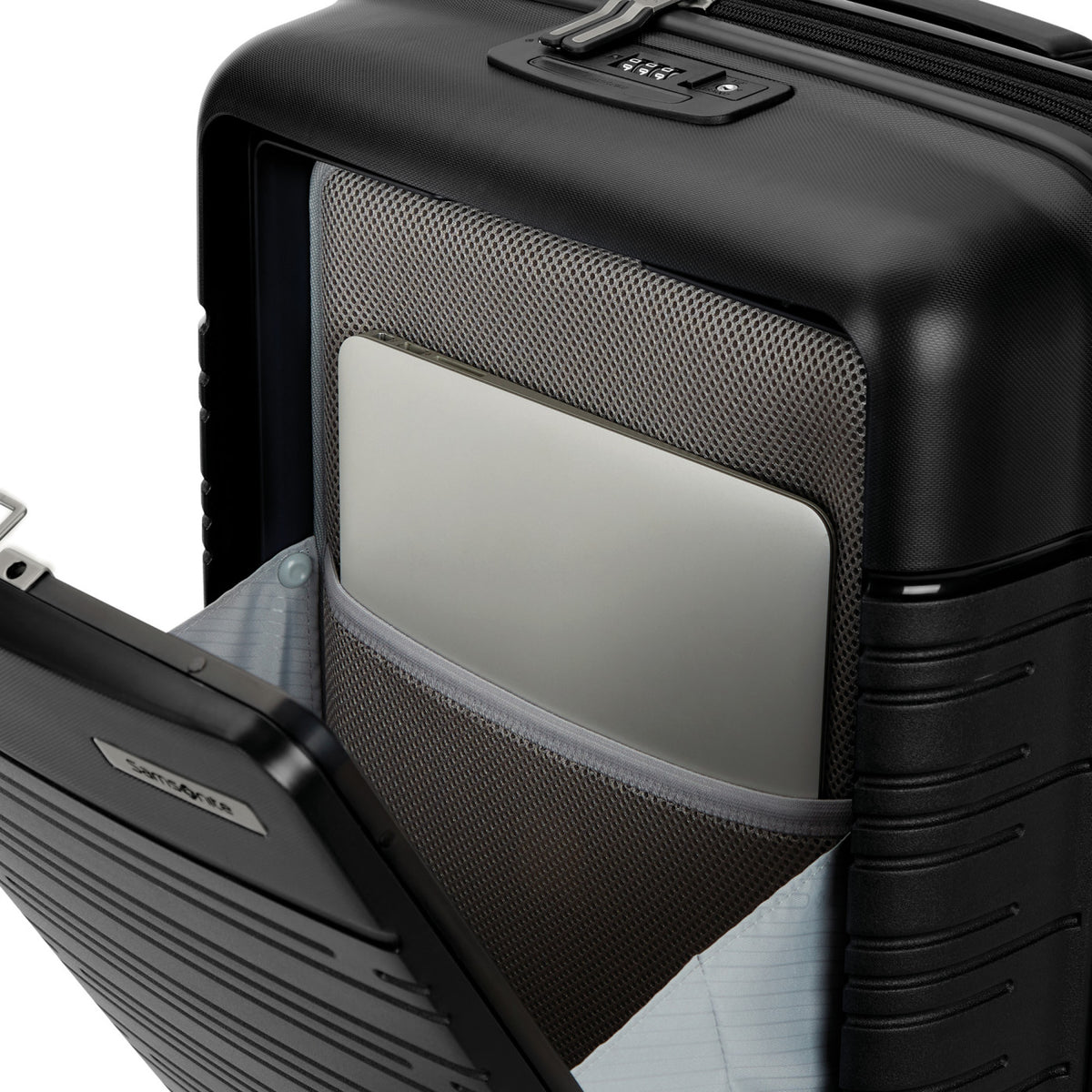 Samsonite Elevation Plus Hardside Carry-On Spinner Full Color - Black - View 3