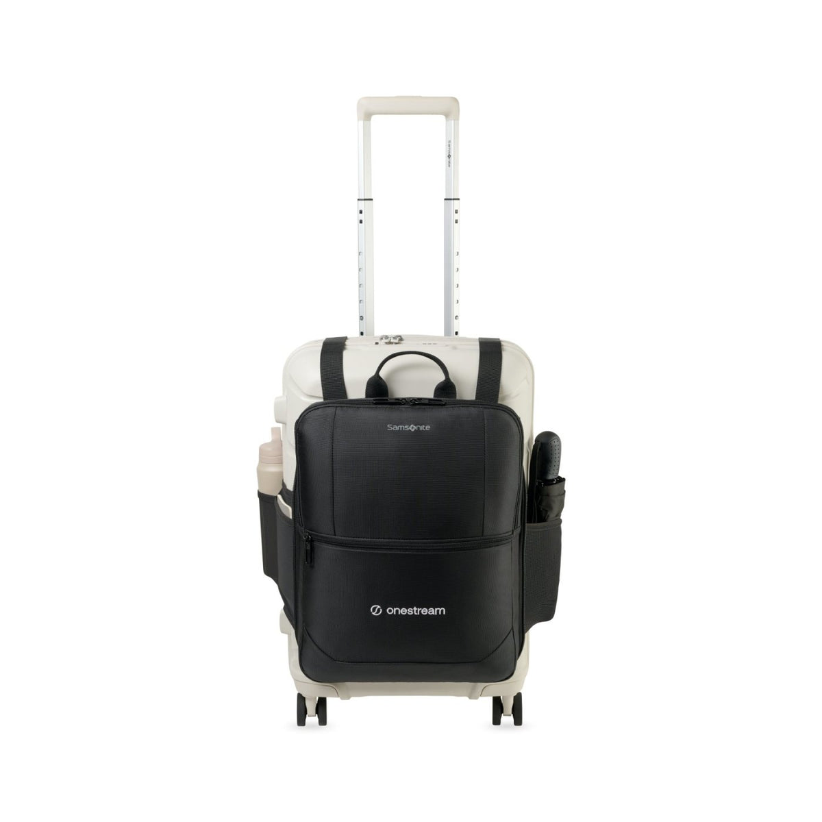Samsonite Outline Pro Carry-On with Convertible Backpack Set - Stone Grey - View 1