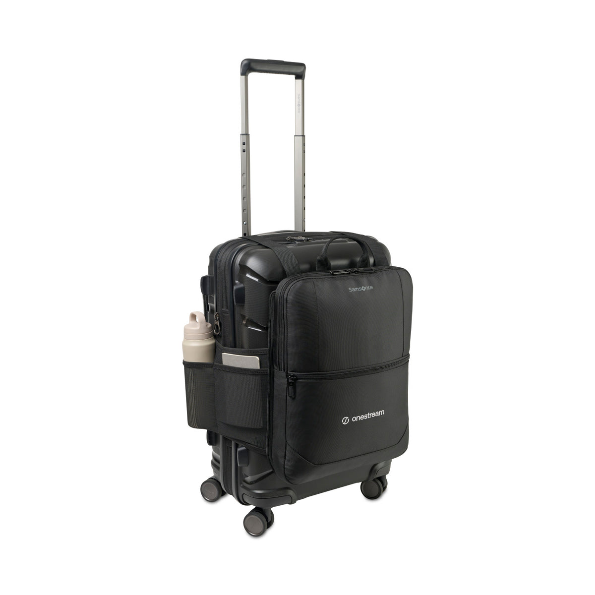 Samsonite Outline Pro Carry-On with Convertible Backpack Set Transfer - Midnight Black - View 2