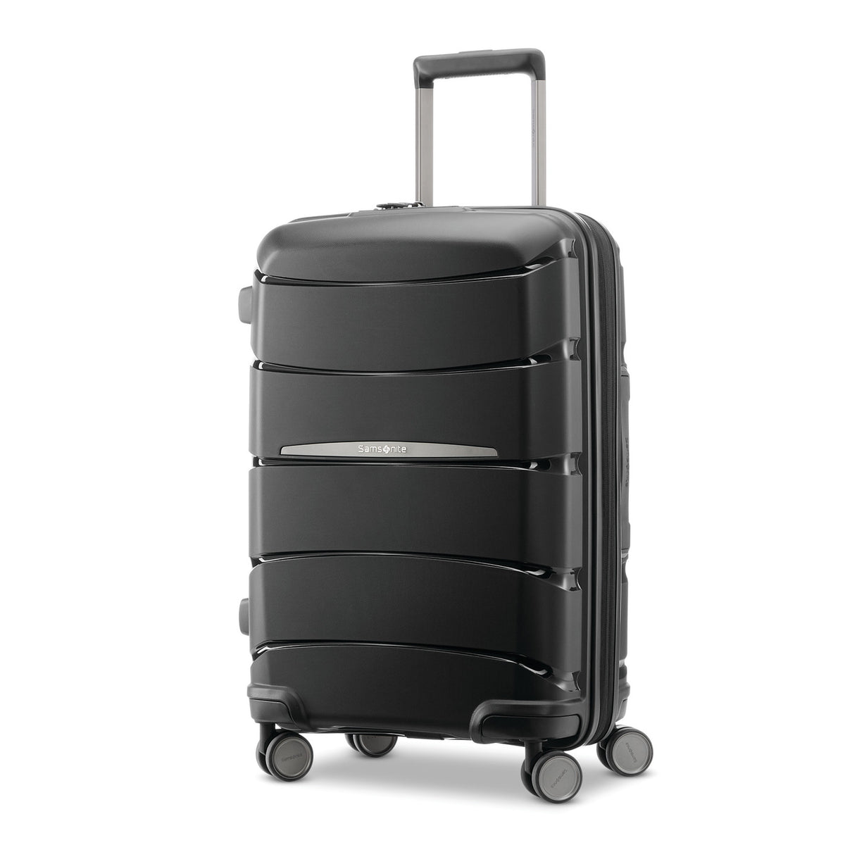 Samsonite Outline Pro Hardside Carry-On with USB Port Full Color - Midnight Black - View 1