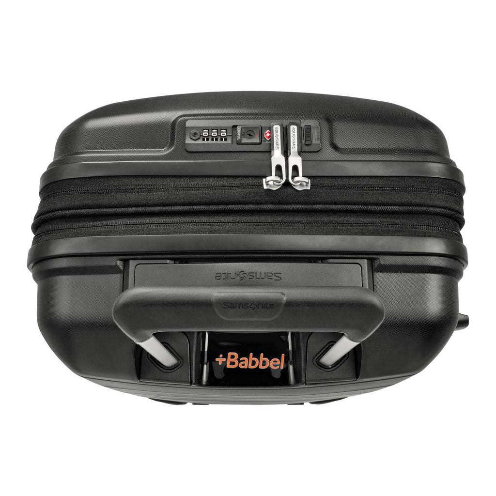 Samsonite Outline Pro Hardside Carry-On with USB Port Full Color - Midnight Black - View 2