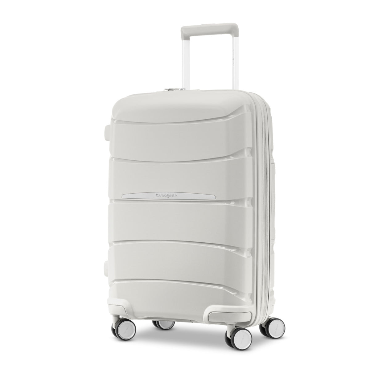 Samsonite Outline Pro Hardside Carry-On with USB Port Full Color - Stone Grey - View 1