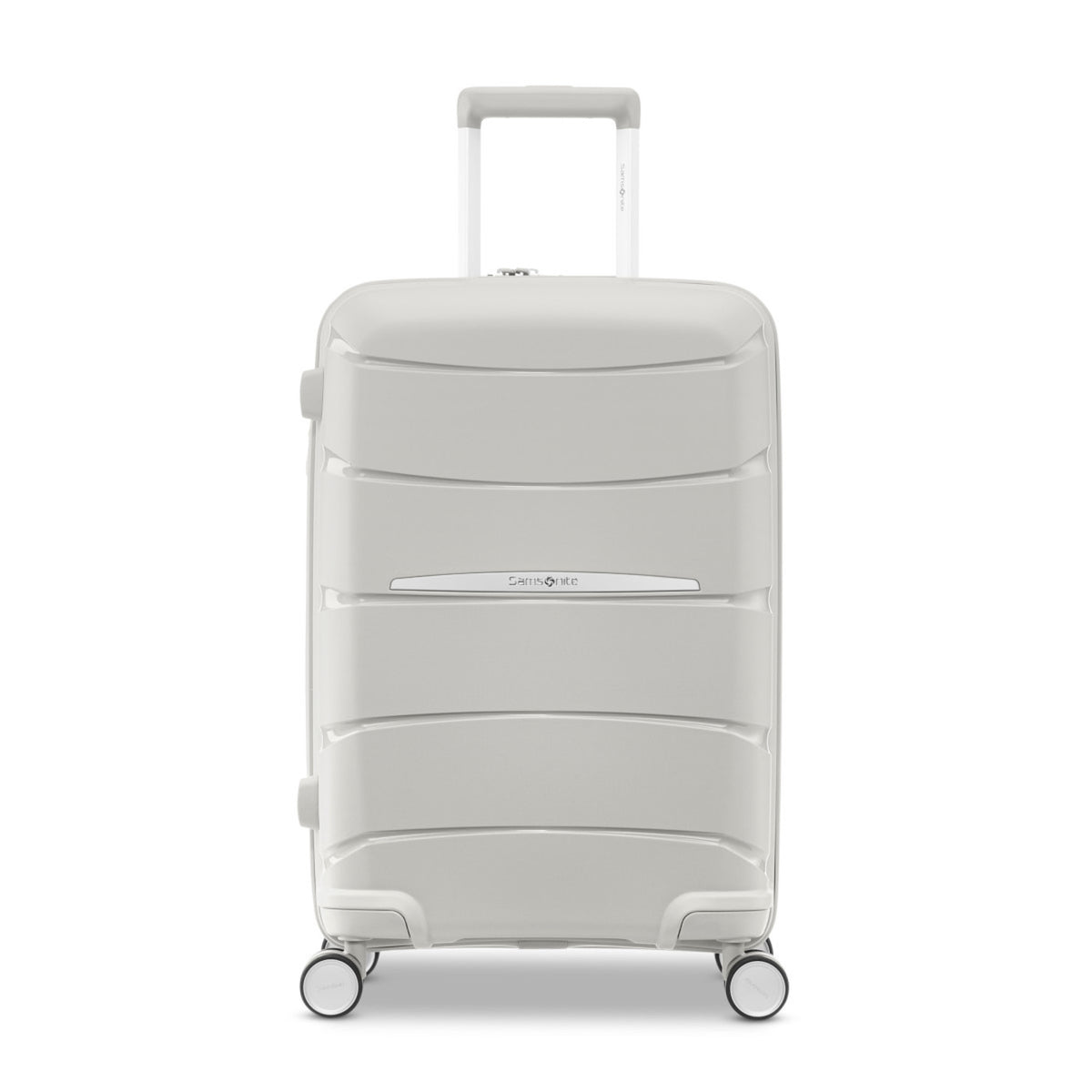 Samsonite Outline Pro Hardside Carry-On with USB Port Full Color - Stone Grey - View 7