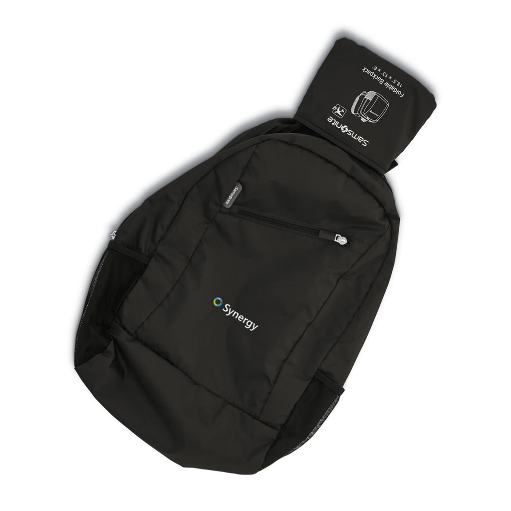 Samsonite Packable Foldable Backpack Embroidery - Black - View 4