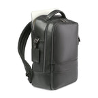 Samsonite Pebbled Leather Laptop Backpack, 16 Inch Debossing - Black - View 4