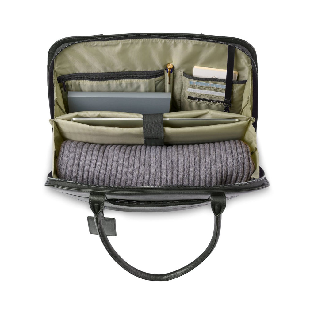 Samsonite Pebbled Leather Laptop Tote, 16 Inch Debossing - Black - View 2