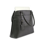 Samsonite Pebbled Leather Laptop Tote, 16 Inch Debossing - Black - View 3