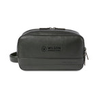 Samsonite Pebbled Leather Toiletry Bag Embroidery - Black - View 1