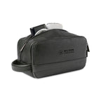 Samsonite Pebbled Leather Toiletry Bag Embroidery - Black - View 4