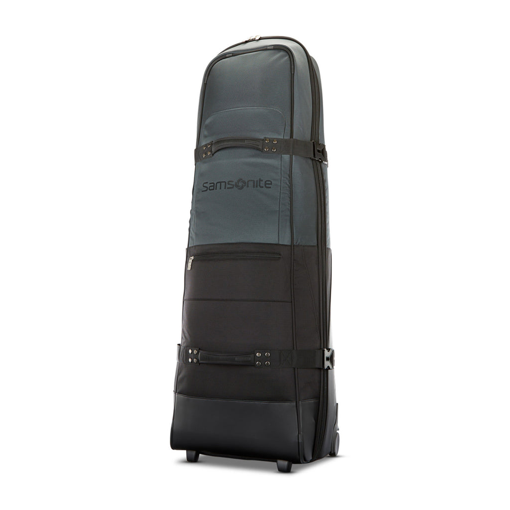 Samsonite Softside Golf Travel Bag with Luggage Tag Laser Engraving - Black - View 2