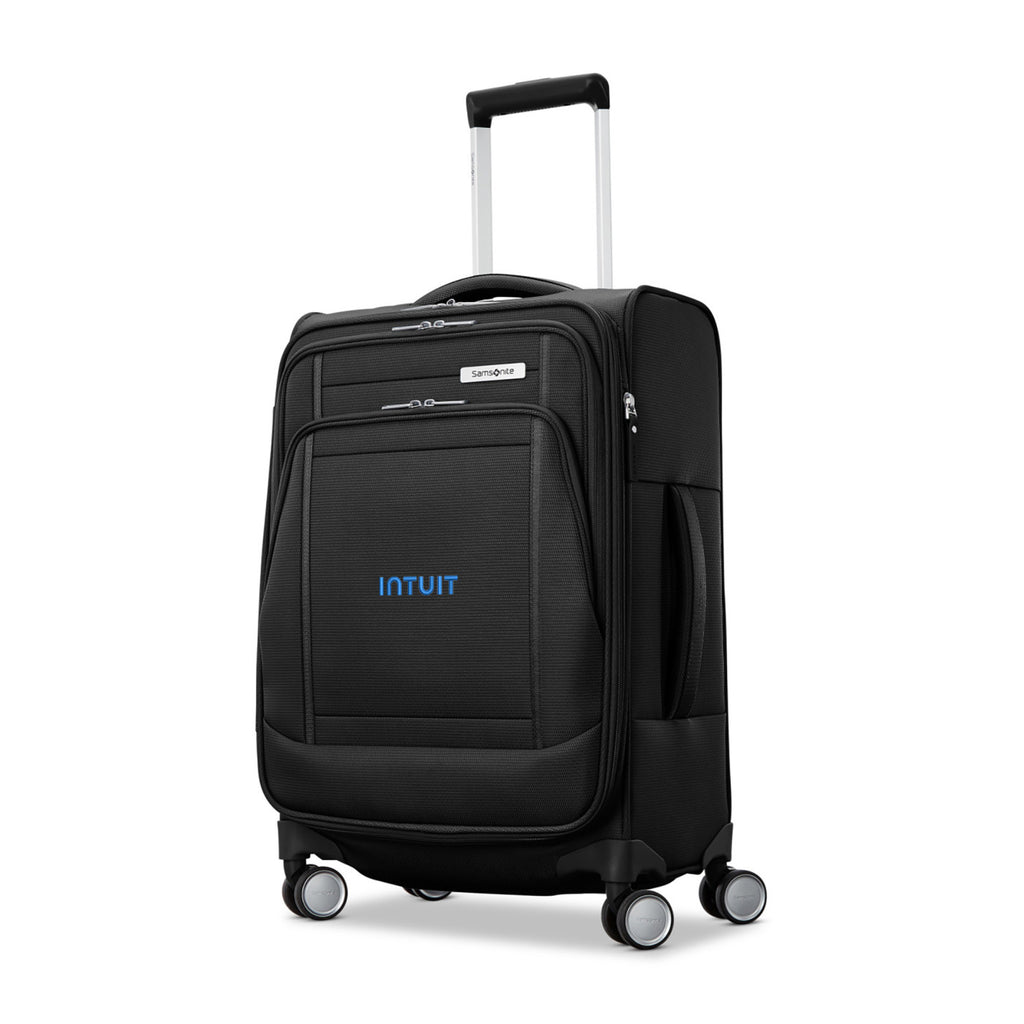 Samsonite Uplift Recycled Softside Carry-On Spinner Embroidery - Black - View 1