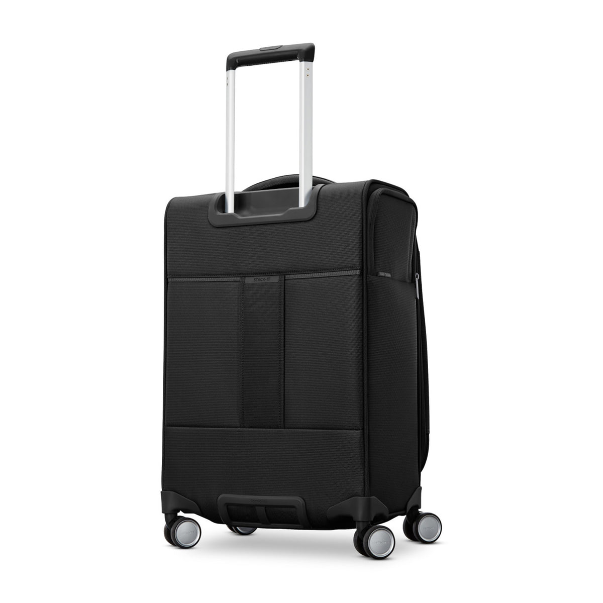 Samsonite Uplift Recycled Softside Carry-On Spinner Embroidery - Black - View 3