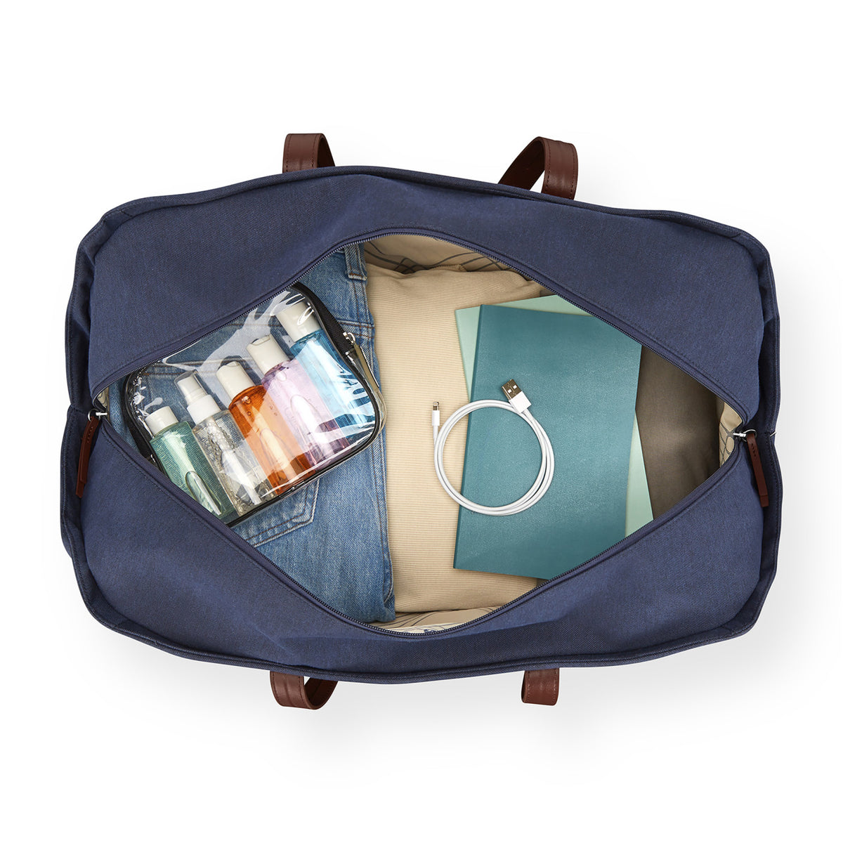 Samsonite Virtuosa Recycled Wheeled Duffel Transfer - Navy - View 9