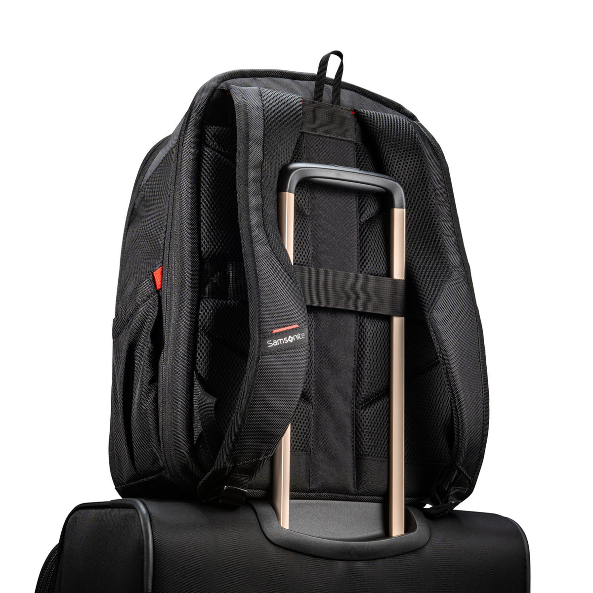 Samsonite Xenon Expandable Laptop Backpack, Large Embroidery - Black - View 5