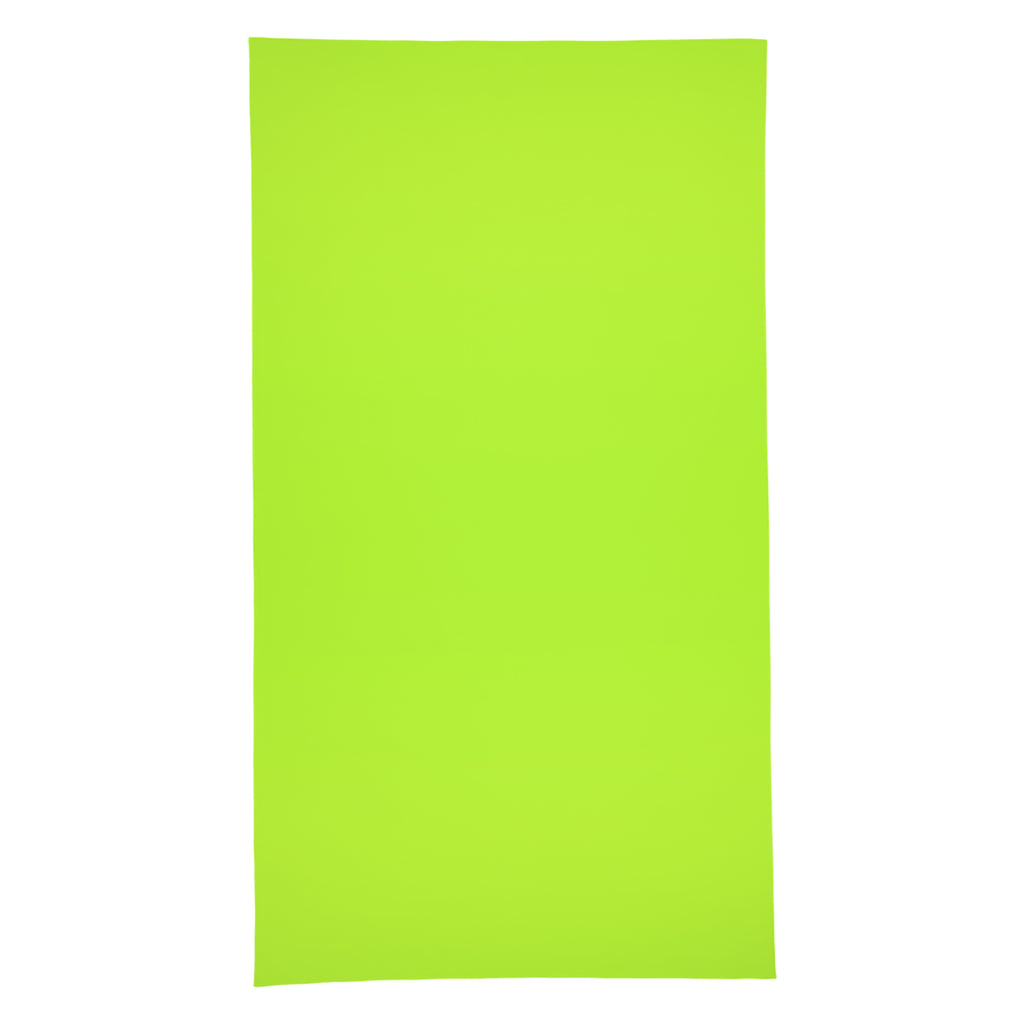 Sand-Free Beach Towel with Pouch, Recycled PET - Lime Green - Towel