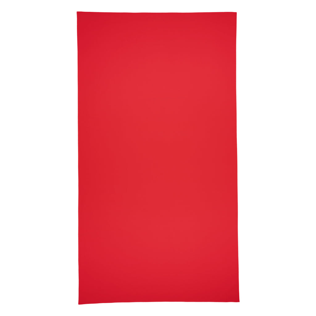 Sand-Free Beach Towel with Pouch, Recycled PET - Red - Towel