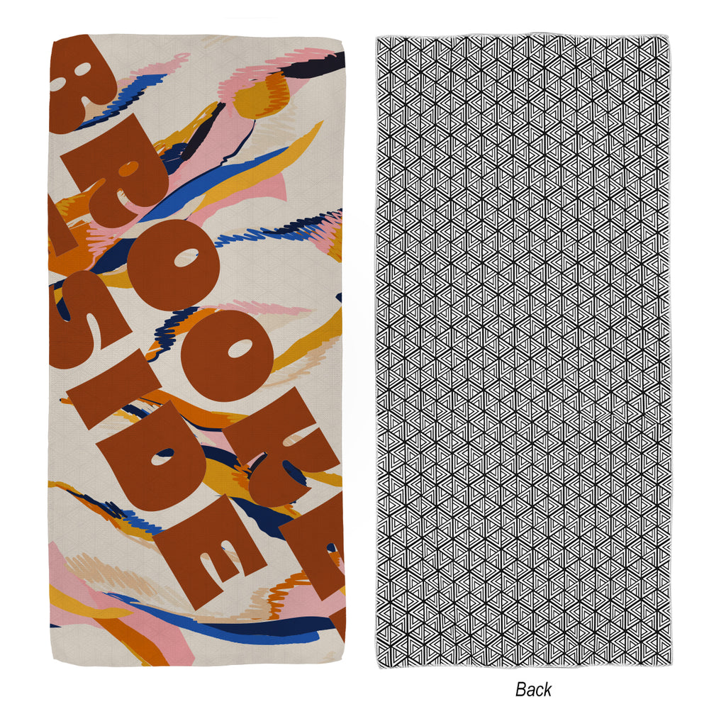 Sand-Free Waffle Beach Towel, 30 x 60 Inches - Sublimation