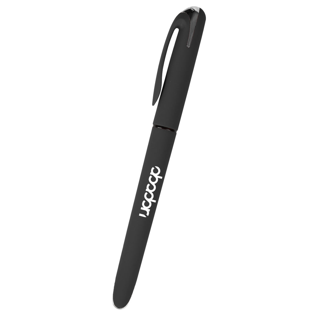 Santa Cruz Gel Pen, Velvet Touch - Black - Silk Screen