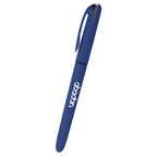 Santa Cruz Gel Pen, Velvet Touch - Blue - Silk Screen