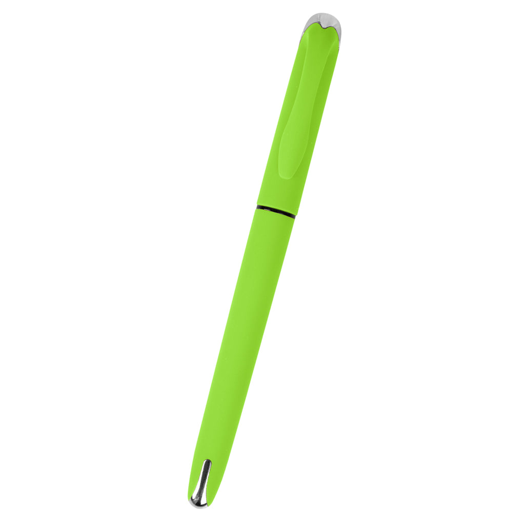 Santa Cruz Gel Pen, Velvet Touch - Lime Green - Front