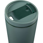 Santino Recycled Tumbler with Spout and Straw Lid, 16 oz - Sage - Detail 4