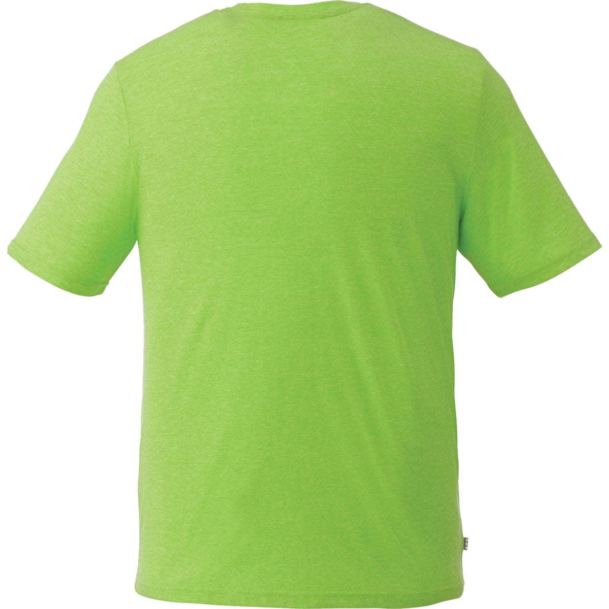 Sarek Crew Neck Tee with Chainstitch Detail for Men Sublimation - Apple Heather - Back Flat
