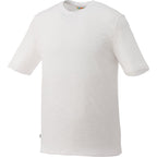 Sarek Crew Neck Tee with Chainstitch Detail for Men Sublimation - White - Front Flat